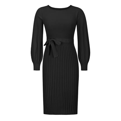 Women’s Pleated Midi Dress – Elegant Everyday Style