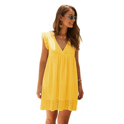 Women’s Lace Skater Summer Dress – Short A-Line Fit