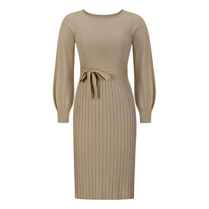 Women’s Pleated Midi Dress – Elegant Everyday Style