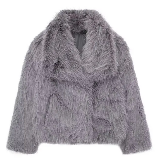 Women's Winter Lapel Coat With Long Sleeves product image