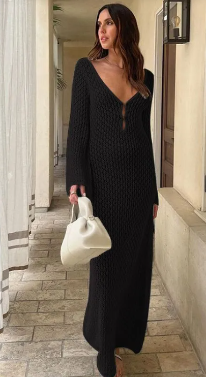 Women’s Solid Beach Cover Up Dress