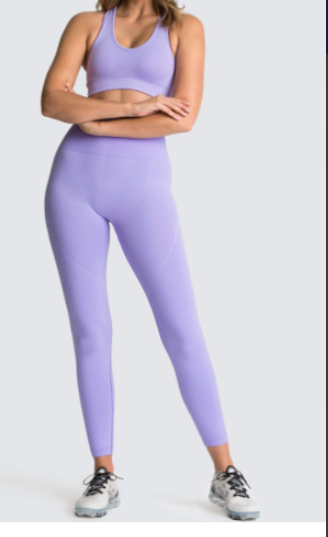 Women’s Seamless Running Set – Wireless Support & Tights