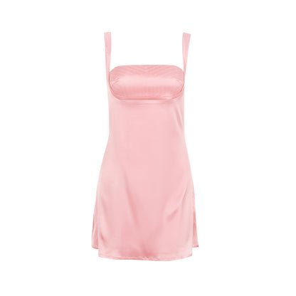 Women’s Lace Back Mini Dress – Sexy Sling Style