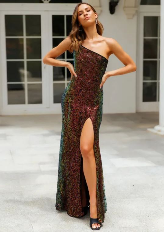 Women’s Sequin Party Dress – Elegant Sparkling Fit