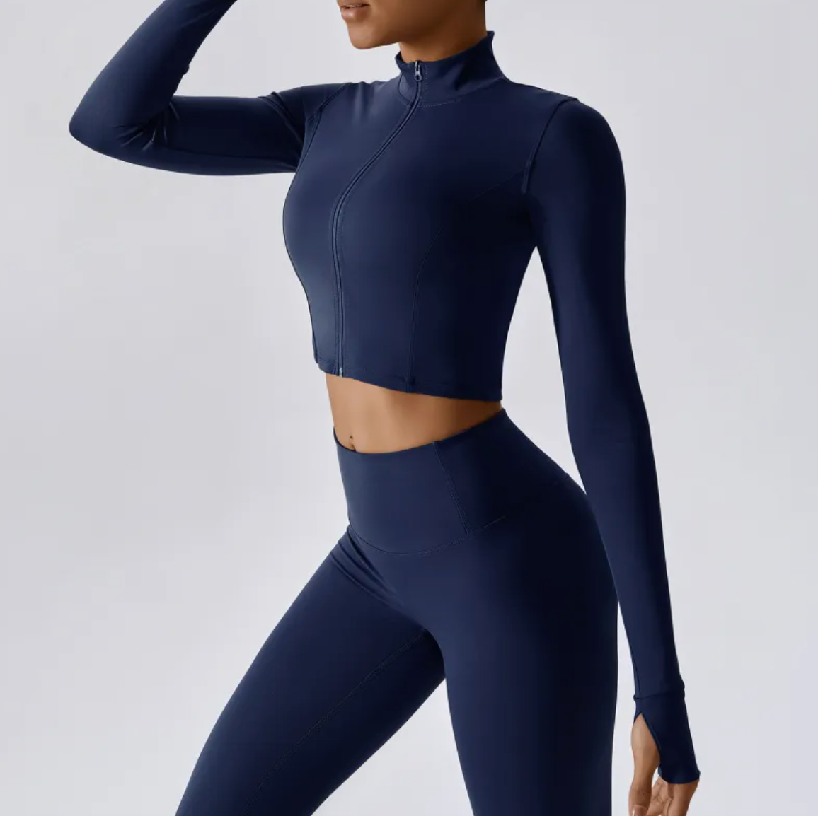 Women’s Zip Running Jacket for Outdoor Workouts