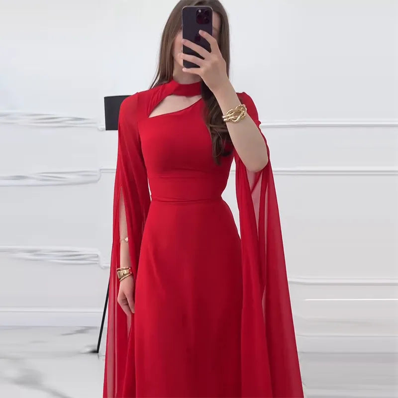 Women’s Long Sleeve Bodycon Dress – Slim Elegant Fit