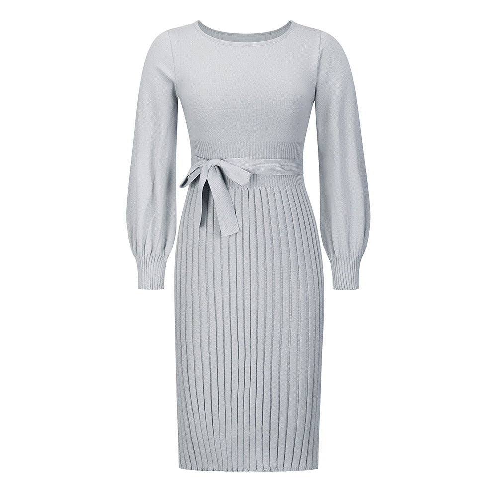 Women’s Pleated Midi Dress – Elegant Everyday Style