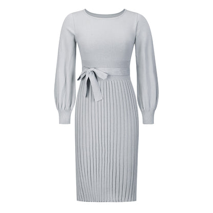 Women’s Pleated Midi Dress – Elegant Everyday Style