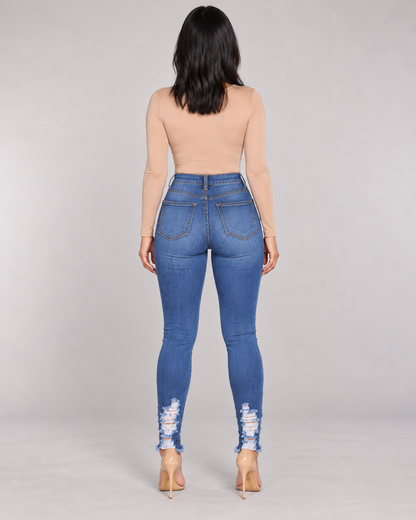 Dark Blue jeans back view